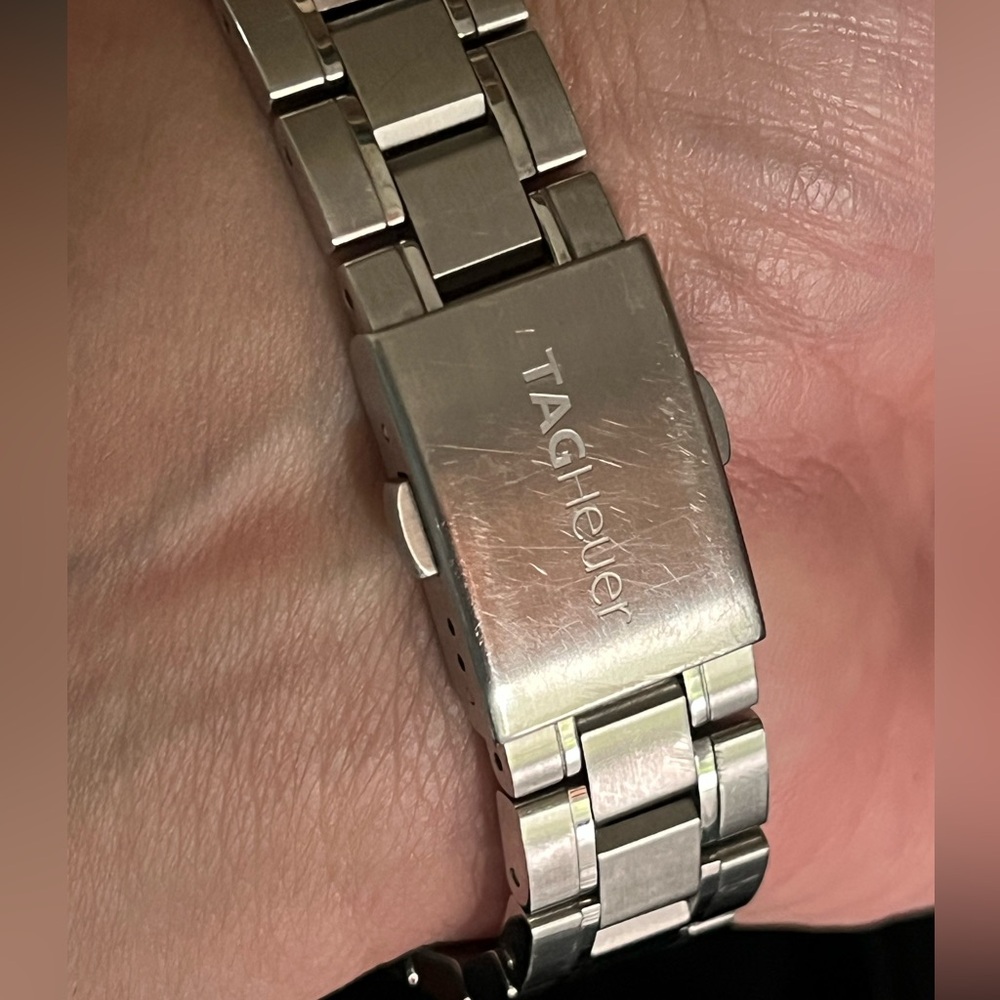 AUTHENTIC TAG HEUER SS Aquaracer Mother of Pearl Diamond Dial 32MM Watch - Picture 6 of 16